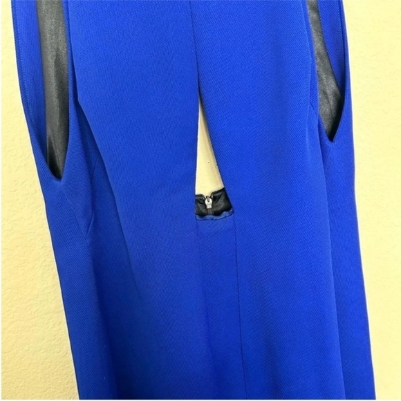 Galvan London Blue Formal Cutout Gown - Picture 5 of 14